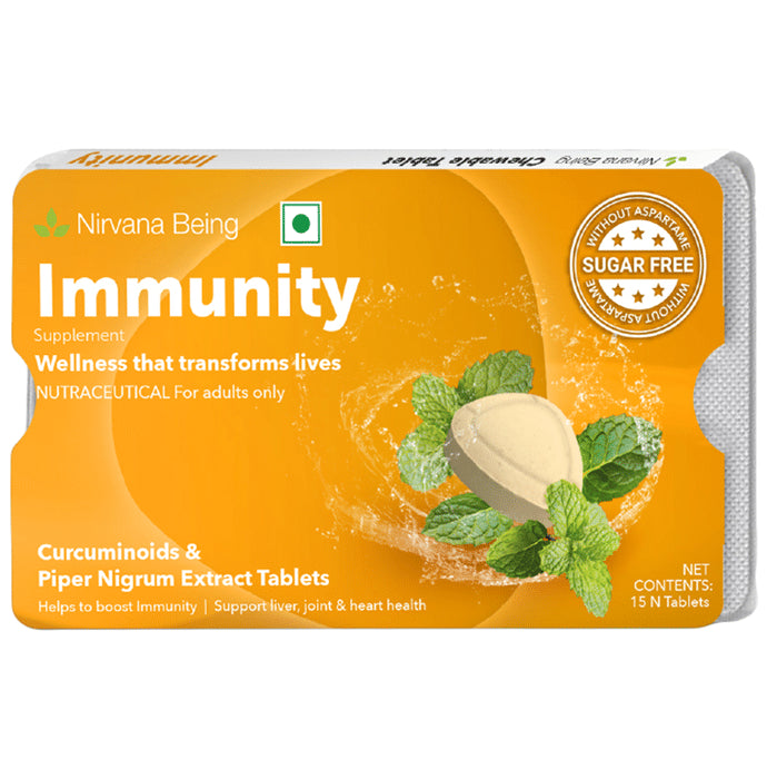 Nirvana Being Immunity Tablet (15 Each) Sugar Free - Classic Derma