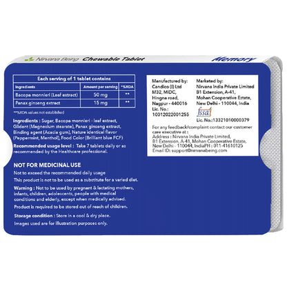 Nirvana Being Memory Tablet (15 Each)