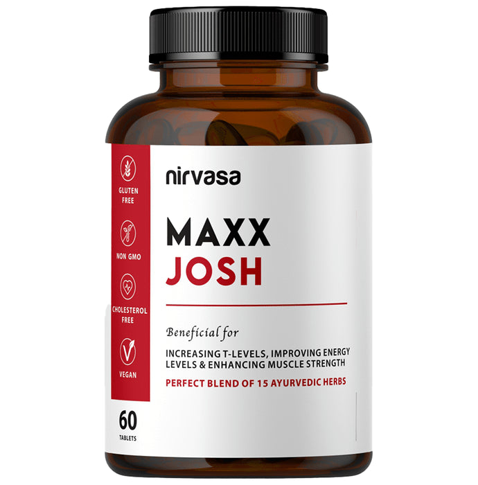 Nirvasa Maxx Josh Tablet (60 Each) - Classic Derma