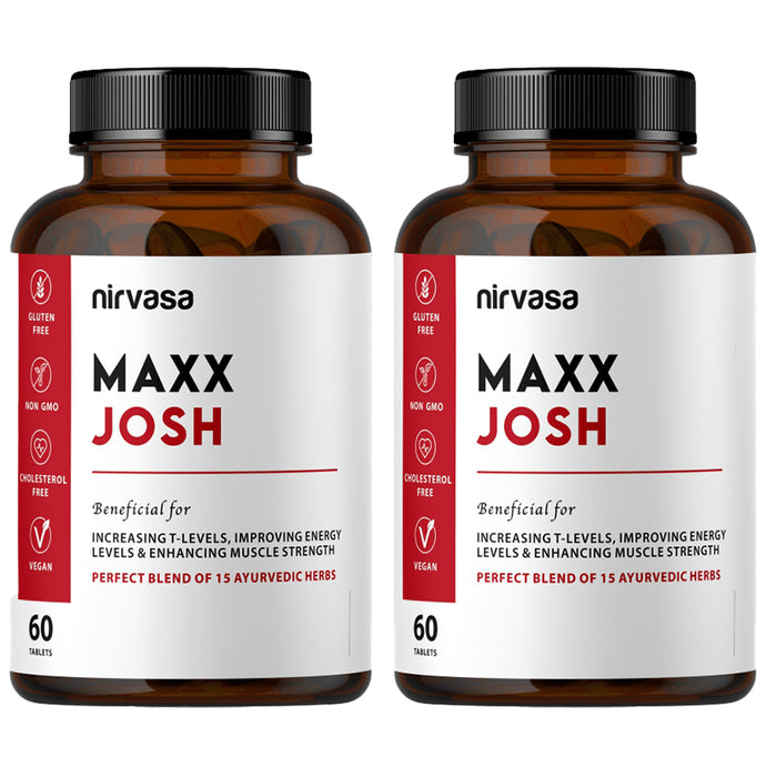 Nirvasa Maxx Josh Tablet (60 Each) - Classic Derma