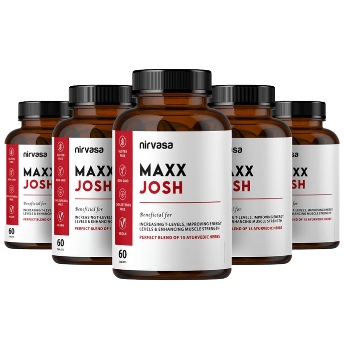 Nirvasa Maxx Josh Tablet (60 Each) - Classic Derma