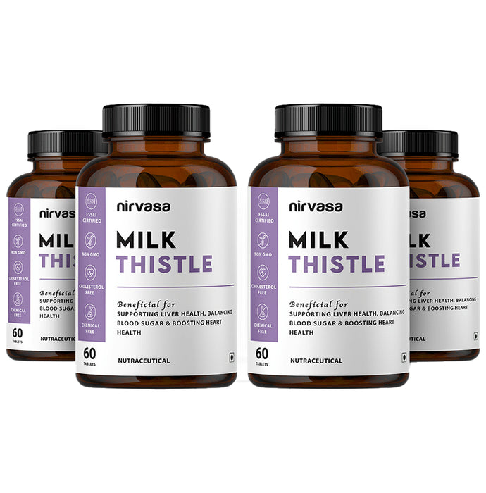Nirvasa Milk Thistle Tablet (60 Each) - Classic Derma