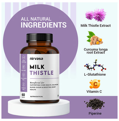 Nirvasa Milk Thistle Tablet (60 Each)