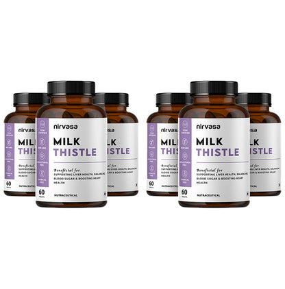 Nirvasa Milk Thistle Tablet (60 Each) - Classic Derma