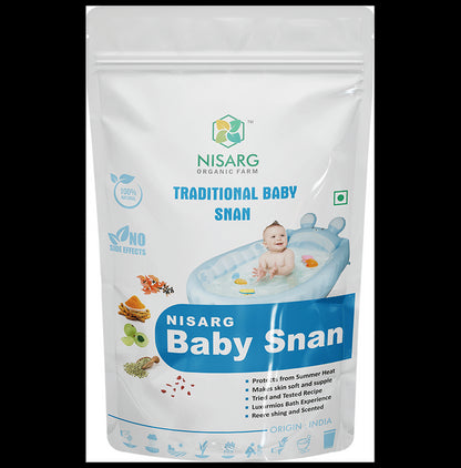 Nisarg Organic Farm Baby Snan Powder - Classic Derma