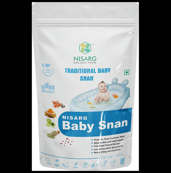 Nisarg Organic Farm Baby Snan Powder - Classic Derma