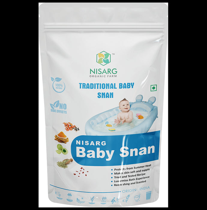 Nisarg Organic Farm Baby Snan Powder - Classic Derma