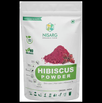 Nisarg Organic Farm Hibiscus Powder - Classic Derma