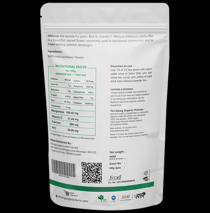 Nisarg Organic Farm Hibiscus Powder