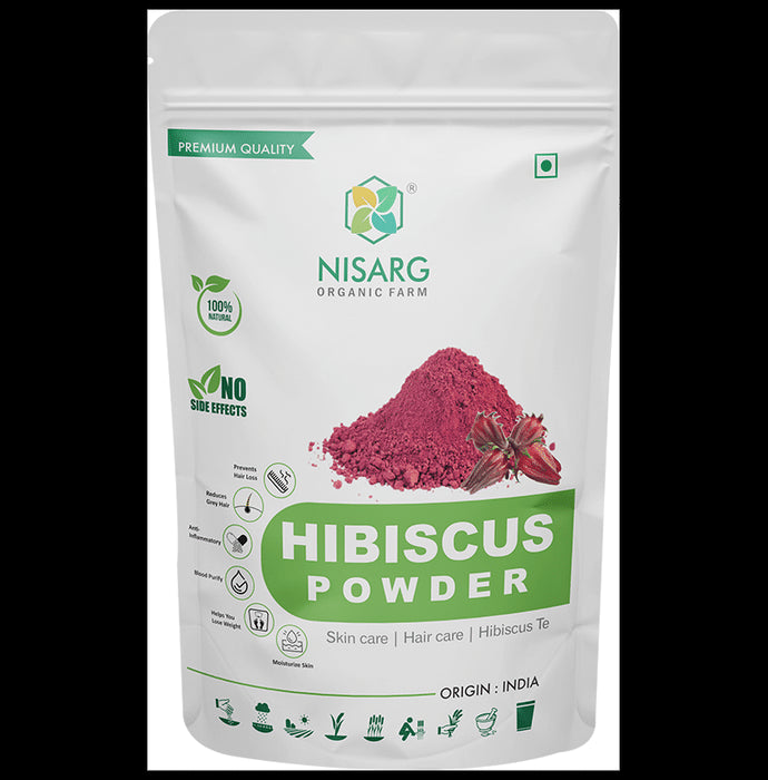 Nisarg Organic Farm Hibiscus Powder - Classic Derma