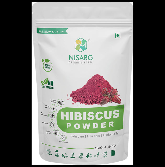 Nisarg Organic Farm Hibiscus Powder - Classic Derma
