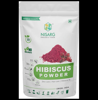 Nisarg Organic Farm Hibiscus Powder - Classic Derma