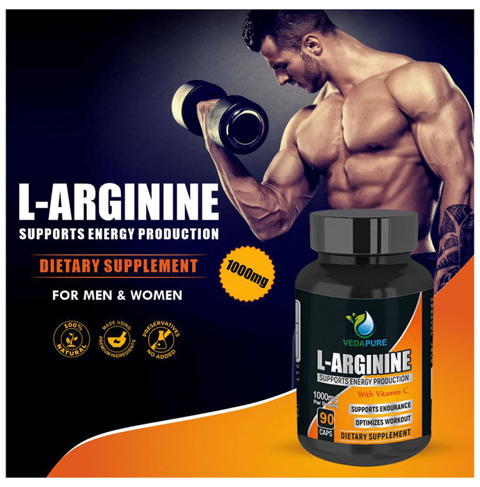 Vedapure L-Arginine with Vitamin C Capsule