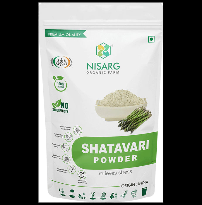 Nisarg Organic Farm Premium Quality Shatavari Powder - Classic Derma