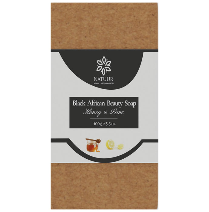 Natuur Black African Beauty Soap Honey and Lime - Classic Derma