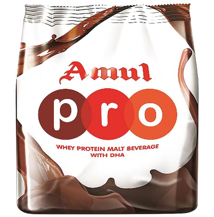 Amul Pro Whey Protein Malt Beverage with DHA - Classic Derma