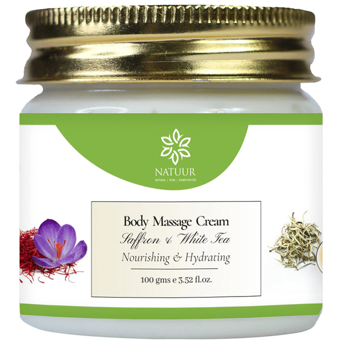 Natuur Body Massage Cream Saffron and Goat Milk - Classic Derma