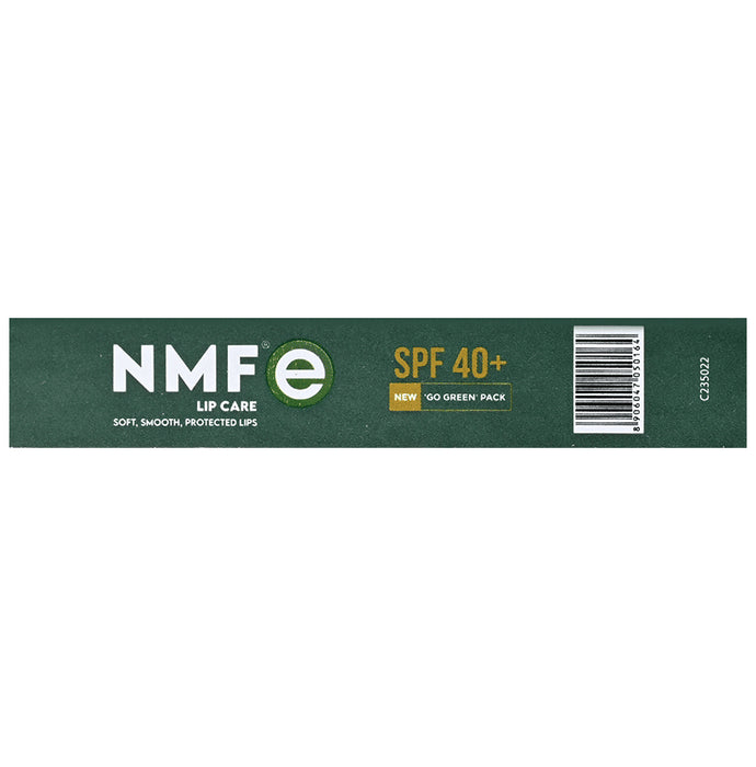 NMF e Lip Care with Aloe Vera & Vitamin E | For Soft, Smooth & Moisturised Lip Care | SPF 40+