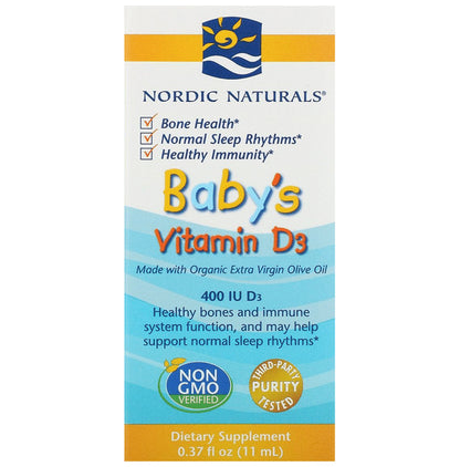 Nordic Naturals Baby's Vitamin D3 400 IU - Classic Derma
