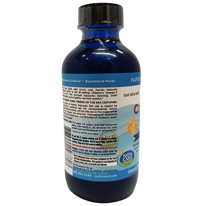 Nordic Naturals Children's DHA with 530mg Omega 3 | For Healthy Brain & Immunity | Flavour Strawberry