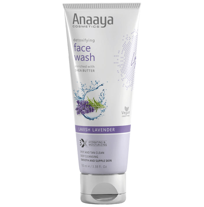 Anaaya Cosmetics Detoxifying Face Wash Lavish Lavender - Classic Derma