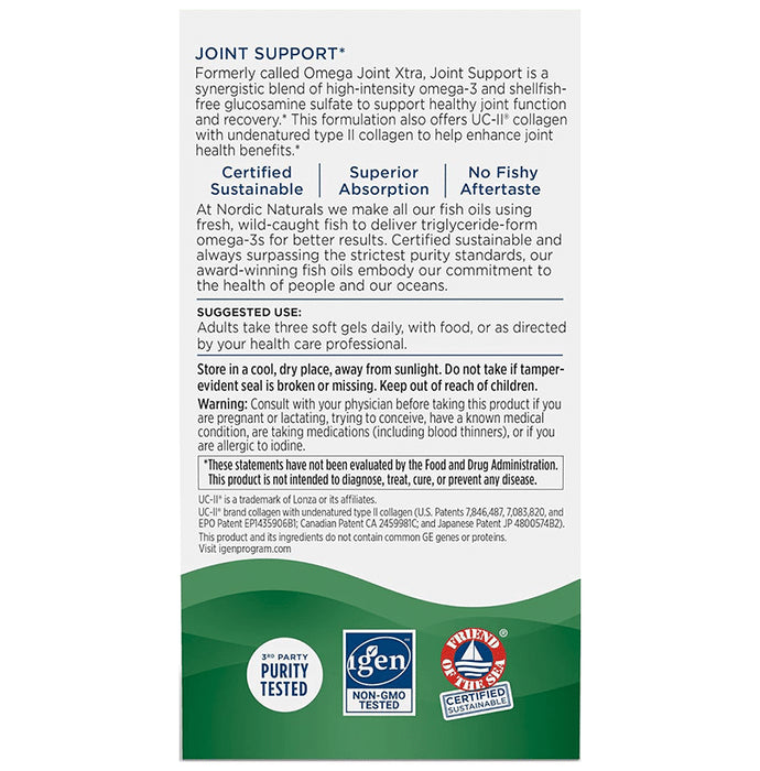 Nordic Naturals Joint Support Omega Brand Soft Gel