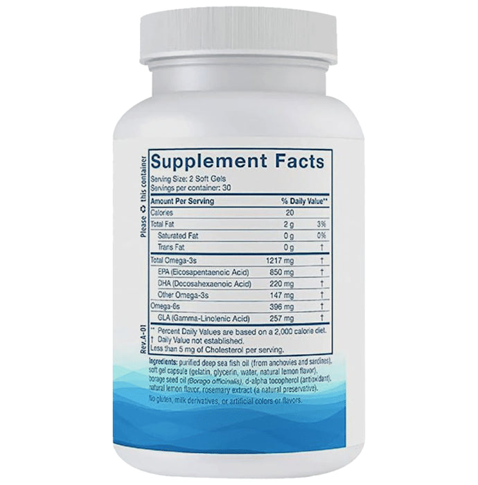 Nordic Naturals Nordic Beauty Omega-3 + Borage Oil