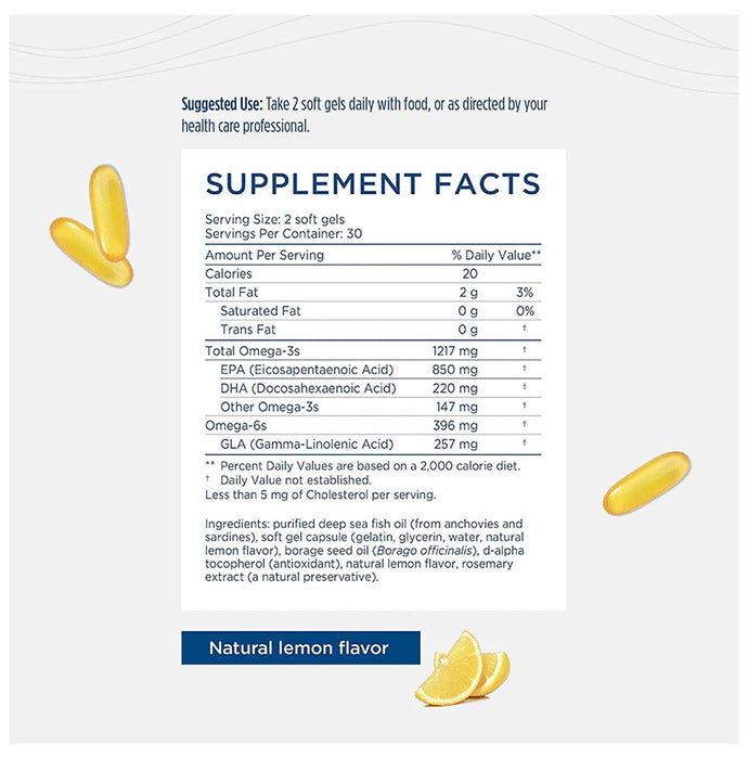 Nordic Naturals Nordic Beauty Omega-3 + Borage Oil