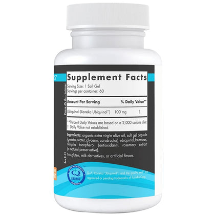 Nordic Naturals Nordic CoQ10 Ubiquinol Sport Soft Gelatin Capsule