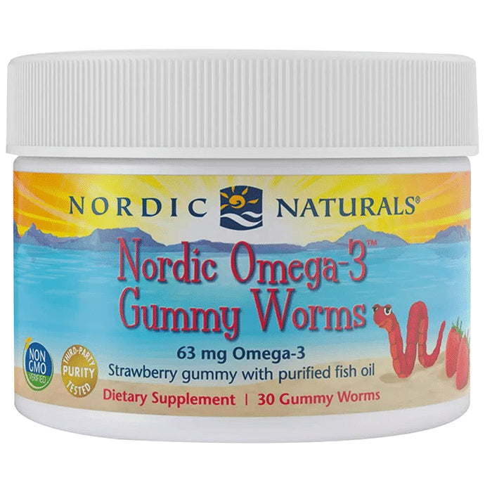 Nordic Naturals Nordic Omega-3 Worms Gummy - Classic Derma