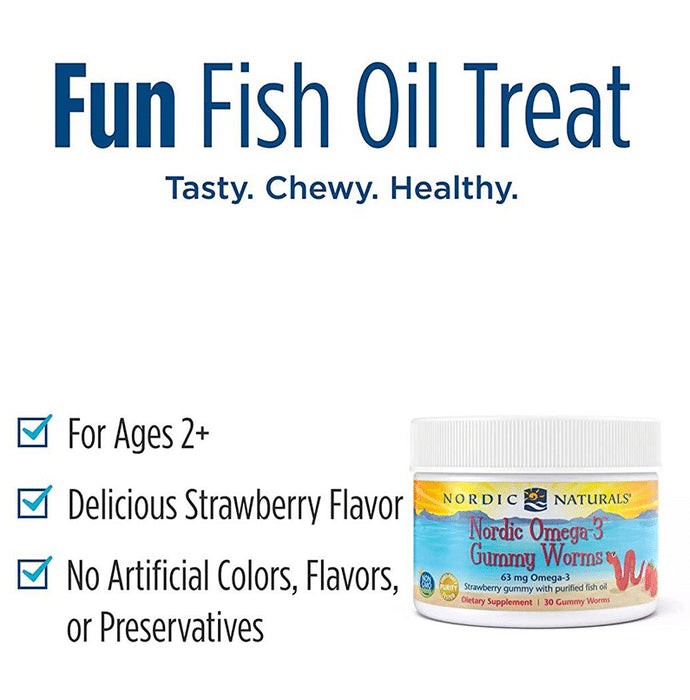 Nordic Naturals Nordic Omega-3 Worms Gummy