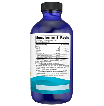 Nordic Naturals Omega 3 1560mg Dietary Supplement for Cognition, Heart Health and Immune Support