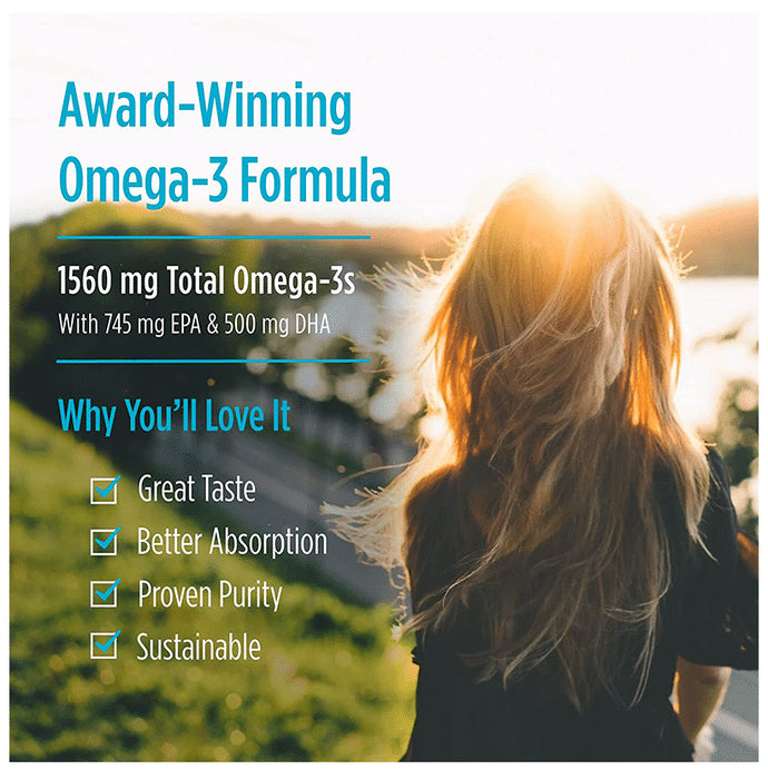 Nordic Naturals Omega 3 1560mg Dietary Supplement for Cognition, Heart Health and Immune Support