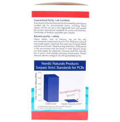 Nordic Naturals Prenatal DHA Omega 3 830mg + D3 400 I.U. Soft Gels for Brain Development in Babies
