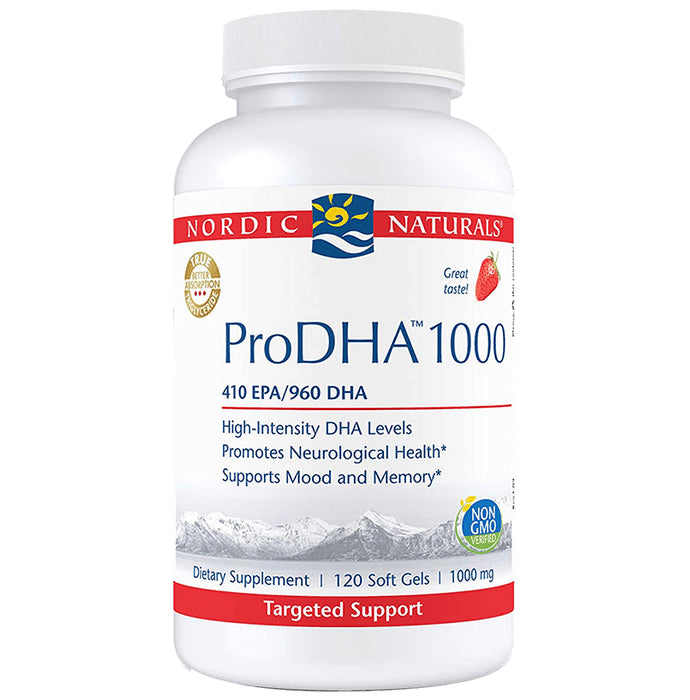 Nordic Naturals ProDHA 1000 Soft Gels Strawberry - Classic Derma