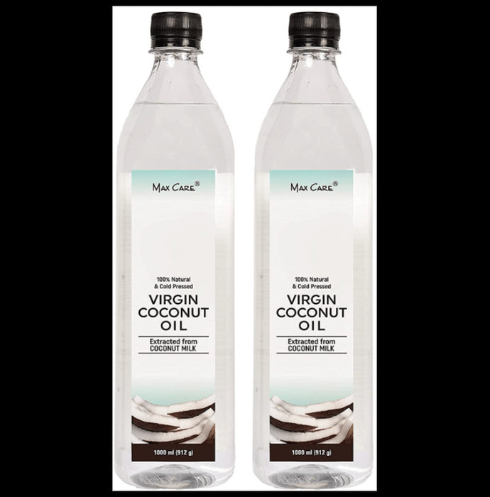 Max Care Virgin Coconut Cold Pressed Hair Oil (Each 1000 Ml) - Classic Derma