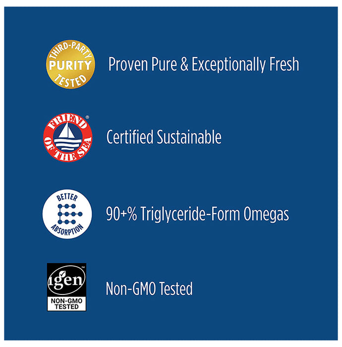 Nordic Naturals Ultimate Omega 3 1280mg + CoQ10 100mg Soft Gels Supports Cardiovascular Health