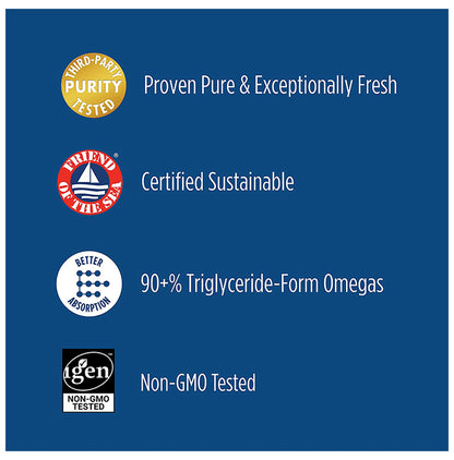 Nordic Naturals Ultimate Omega 3 1280mg + CoQ10 100mg Soft Gels Supports Cardiovascular Health