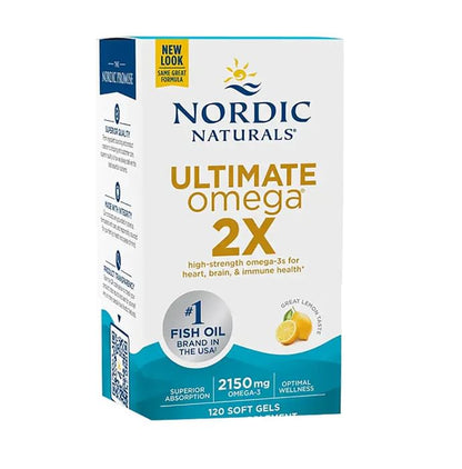 Nordic Naturals Ultimate Omega 3 2x 2150mg Soft Gel Lemon