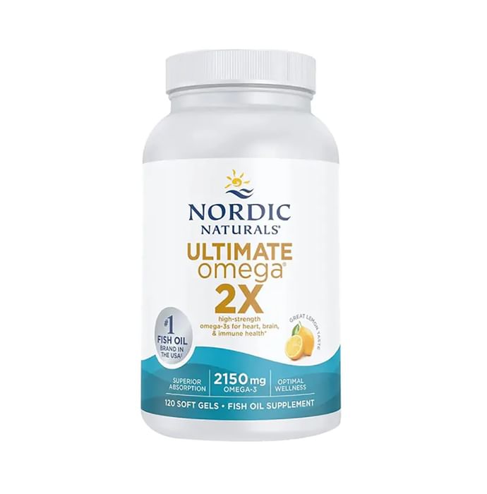 Nordic Naturals Ultimate Omega 3 2x 2150mg Soft Gel Lemon