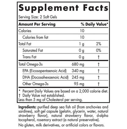 Nordic Naturals Ultimate Omega Junior 680mg Softgel