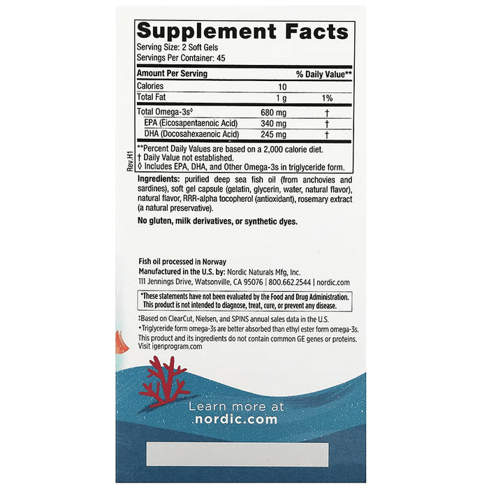 Nordic Naturals Ultimate Omega Junior Soft Gel