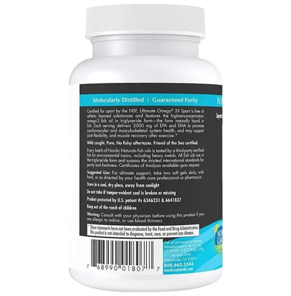 Nordic Naturals Ultimate Omega Sport 2X 2150mg Softgels