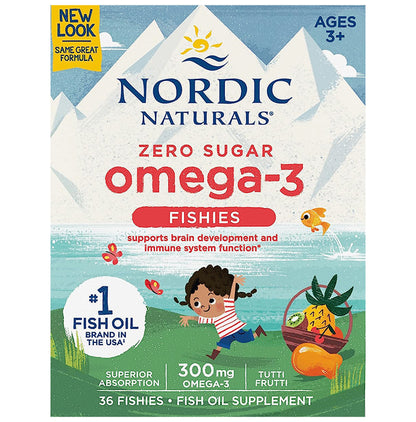 Nordic Naturals Zero Sugar Omega-3 Fishies - Classic Derma