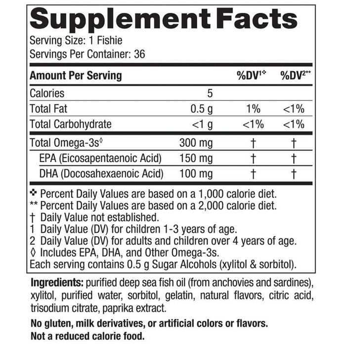 Nordic Naturals Zero Sugar Omega-3 Fishies