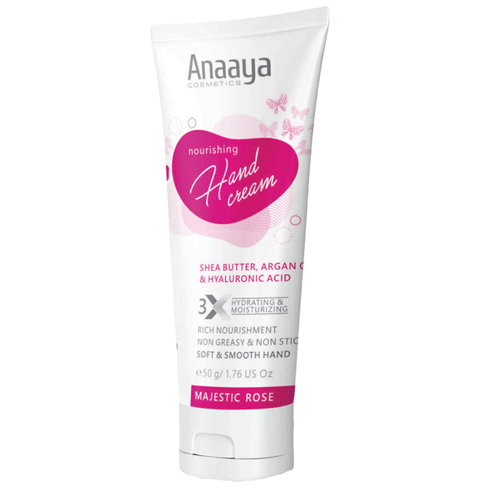 Anaaya Cosmetics Nourishing Hand Cream Majestic Rose - Classic Derma