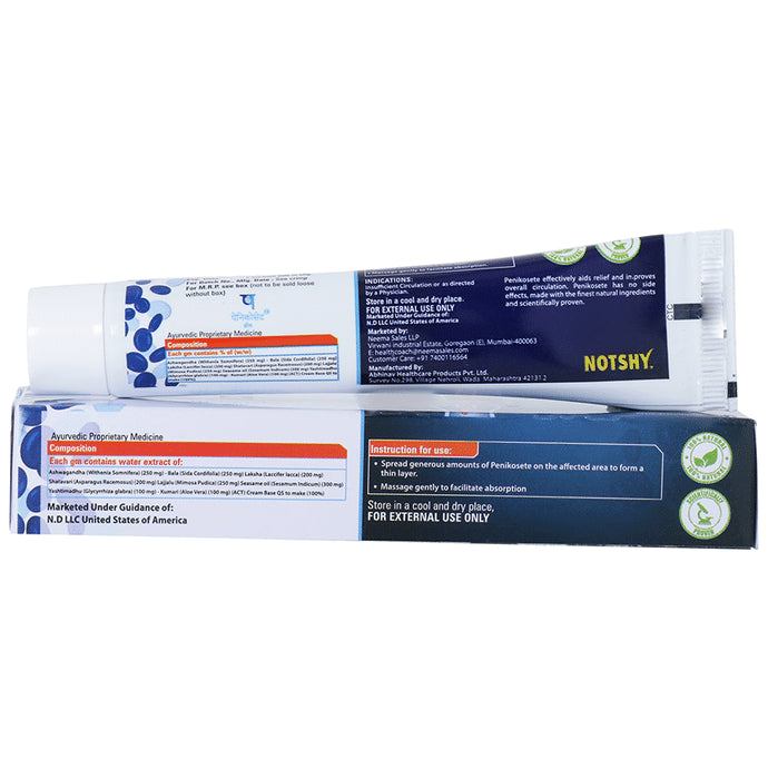 Notshy Penikosete Cream for Management of Varicose Veins