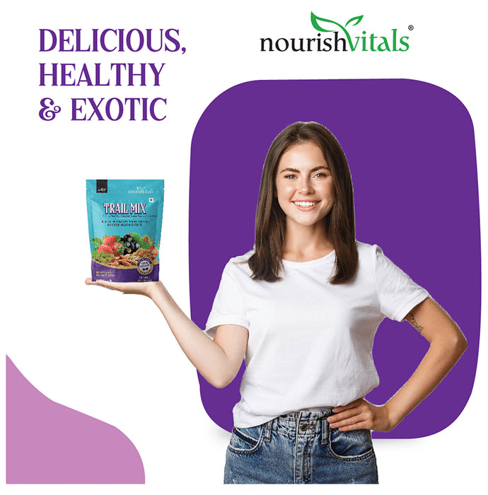 NourishVitals Trail Mix Seed & Nuts (200gm Each) Pack