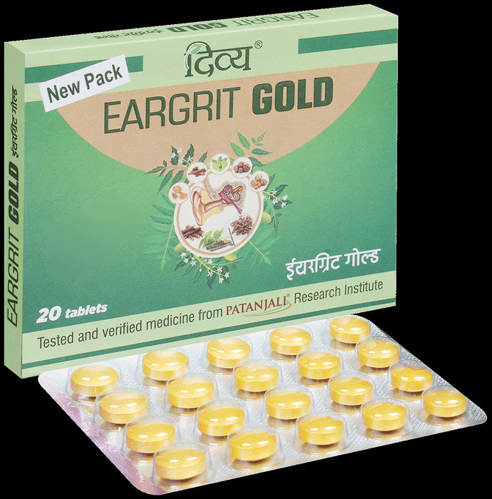 Patanjali Divya Eargrit Gold Tablet - Classic Derma