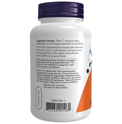 Now 5-HTP 100mg Capsule